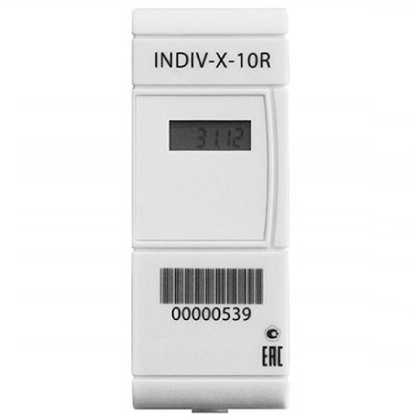 Ридан INDIV-X-10RG — Распределитель радио с выносным датчиком, питание — 3-вольтовая литиевая батарея