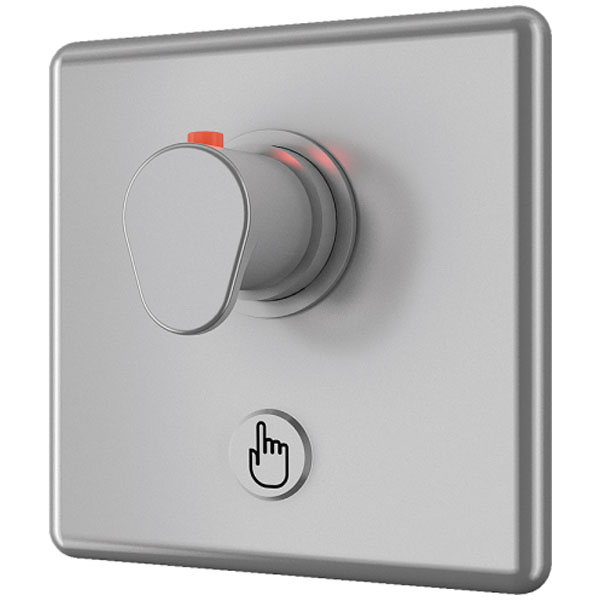 Управление душем с пиезо кнопкой, с термостатическим смесителем, без душевой сетки, 6B Sanela SLS 02PTB