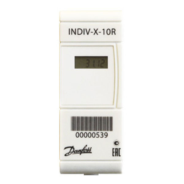 Ридан INDIV-X-10RG — Распределитель радио, питание — 3-вольтовая литиевая батарея