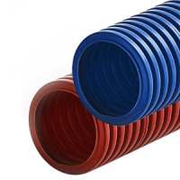 Трубы защитные гофрированные для пластиковых труб