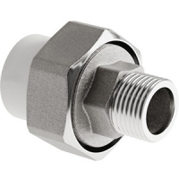 Муфты комбинированные разъемные PPR-НР SLT AQUA