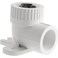 Угольники комбинированные с креплением PPR-ВР SLT AQUA