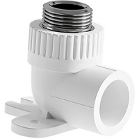 Угольники комбинированные с креплением PPR-НР SLT AQUA