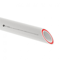 Трубы полипропиленовые армированные стекловолокном PPR/GF/PPR PN25 SDR6 SLT AQUA