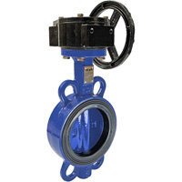 Затворы дисковые поворотные с редуктором