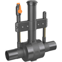 Шаровые краны электросварные с одним продувным клапаном ALEXFEI