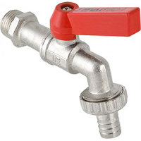 Краны шаровые водоразборные со штуцером для шланга