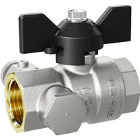 Краны шаровые латунные с дренажем и воздухоотводчиком