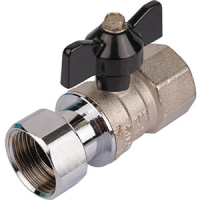 Краны шаровые латунные с накидной гайкой