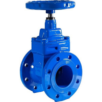 Задвижки чугунные с обрезиненным клином