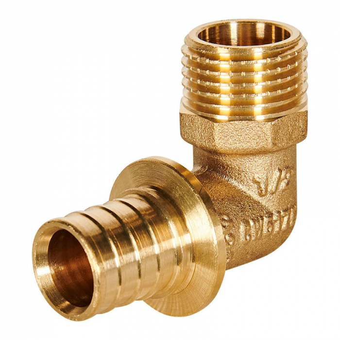 Угольник аксиальный с наружной резьбой 20-1/2&quot; Rommer