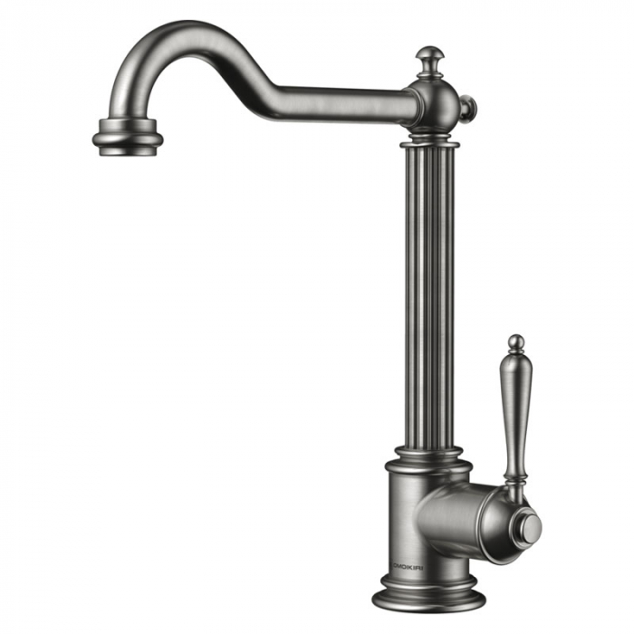 Смеситель для кухни Omoikiri TOSHIMA-SI латунь/античное серебро