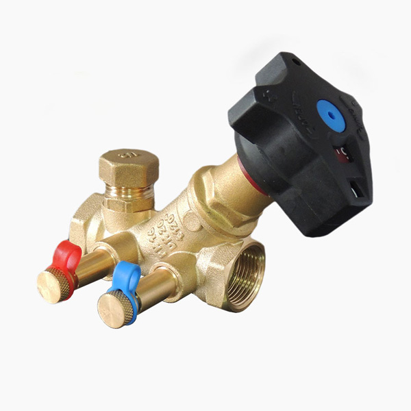 Клапан балансировочный STAD.BY-1 DN40 (1.1/2&quot;) PN16, Kvs=20,81 м³/ч, в-в, латунь, с изм. ниппелями и дренажем