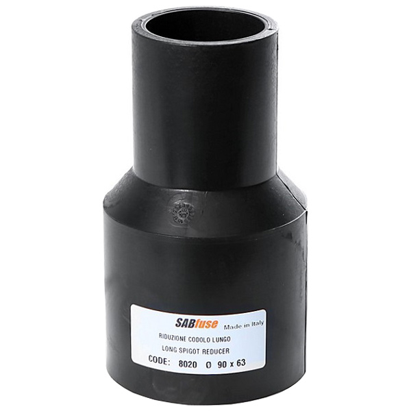 Переход литой удлиненный 200×180 PE100 SDR11 SABfuse