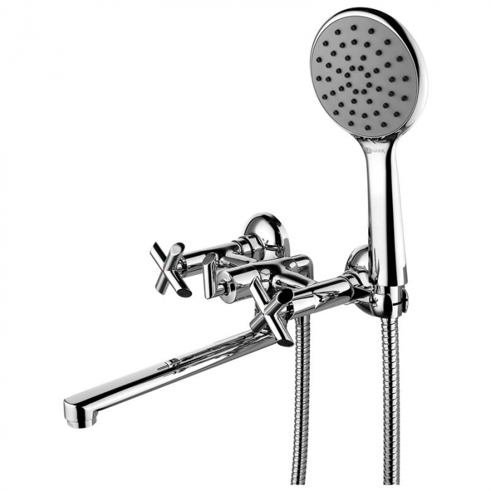 Смеситель для ванны LeMark PRACTICA LM7513C двухрукояточный, хром