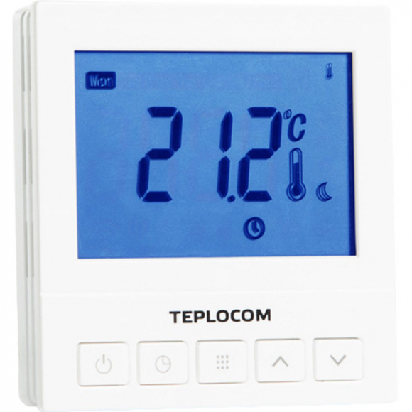 Термостат комнатный проводной программируемый TEPLOCOM TS-Prog-220/3A