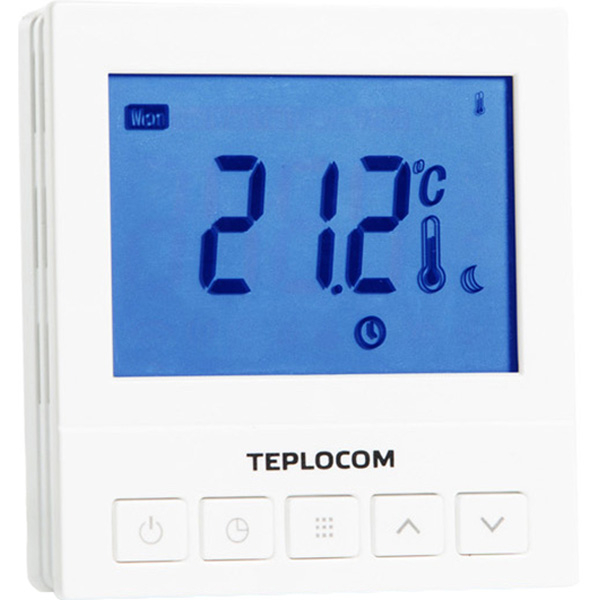 Термостат комнатный программируемый TEPLOCOM TS-Prog-220/3A