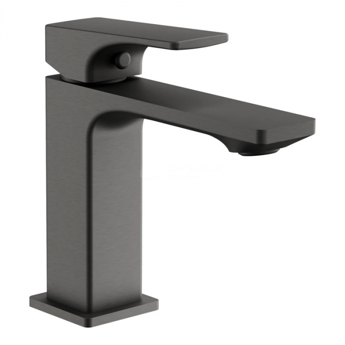 Смеситель для раковины BELZ B10709-3 однорукояточный, оружейная сталь