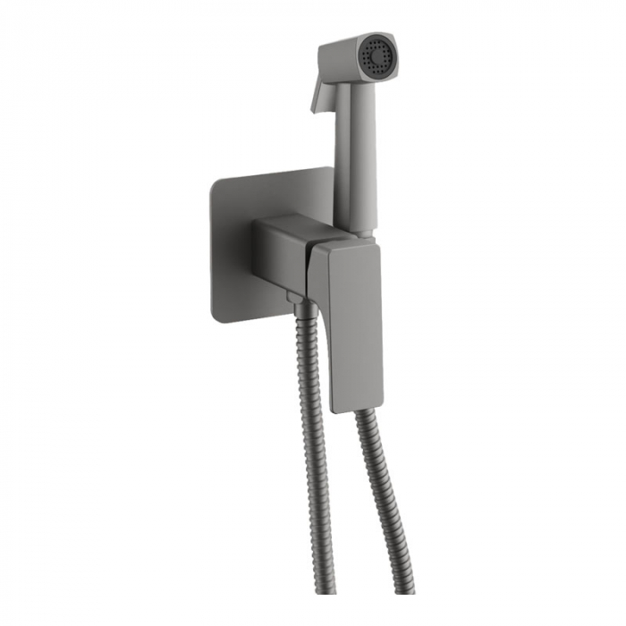 Смеситель для гигиенического душа BELZ B55709-3 однорукояточный, оружейная сталь