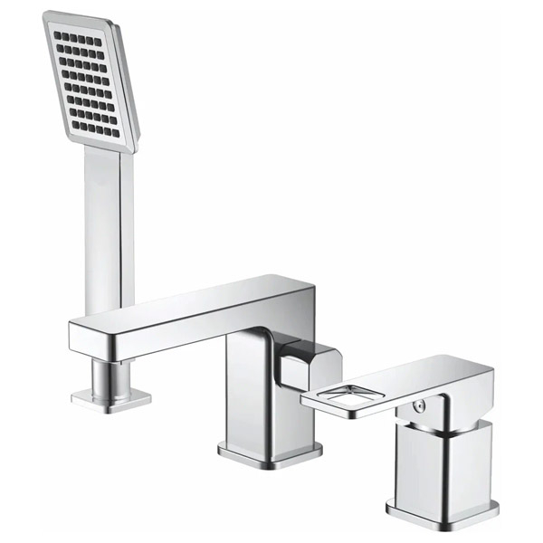 Смеситель для ванны Haiba HB80615 однорукояточный, встраиваемый, хром