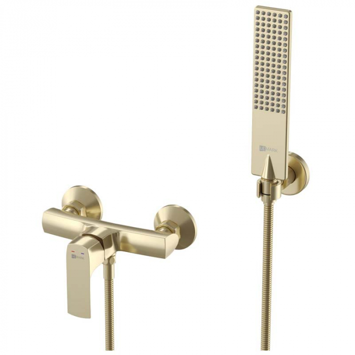 Смеситель для душа LeMark URSUS LM7203BG однорукояточный, брашированное золото