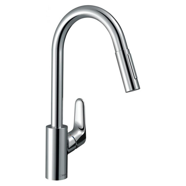Смеситель для кухни Hansgrohe Focus M41 однорукояточный, сталь (73880800)