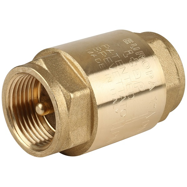Клапан обратный пружинный Itap 100 EUROPA DN32 (1.1/4") PN18 в-в, латунь, с металлическим золотником