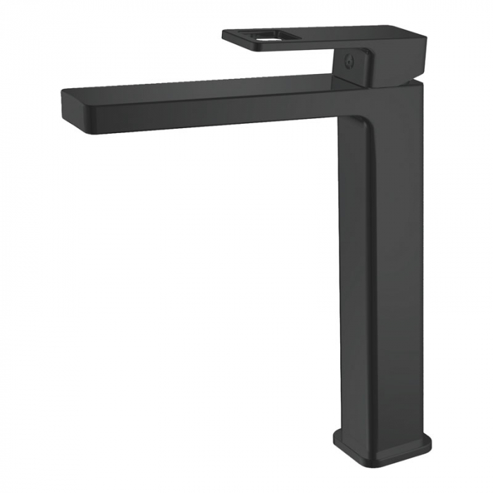 Смеситель для раковины Haiba HB11615-7 однорукояточный, высокий, черный