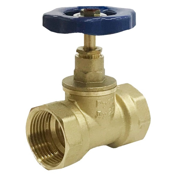 Клапан запорный латунный муфтовый 15Б3р DN32 (1.1/4") РN16 SantechSystems