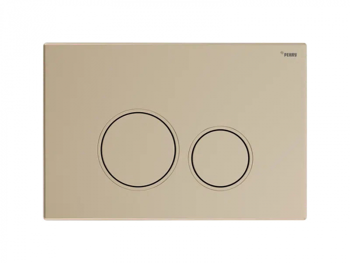 Панель смыва РЕХАУ NOVA ORB 001 с круглыми клавишами, пластик, золотой, матовый