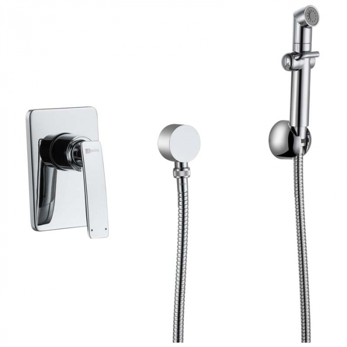 Смеситель для гигиенического душа LeMark BELLARIO LM6819C однорукояточный, встраиваемый в стену, хром