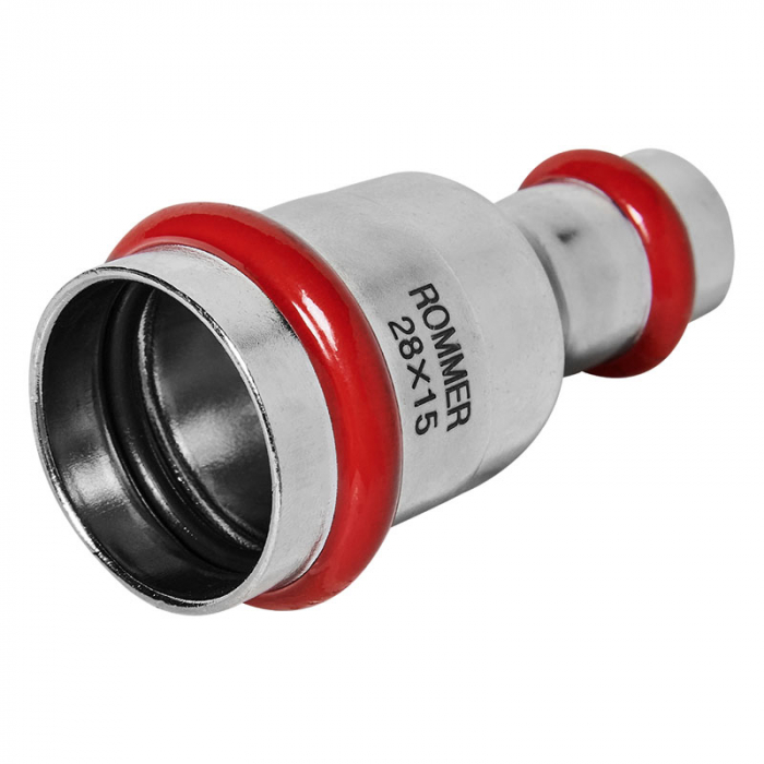 Муфта двухраструбная переходная 28x15 Rommer