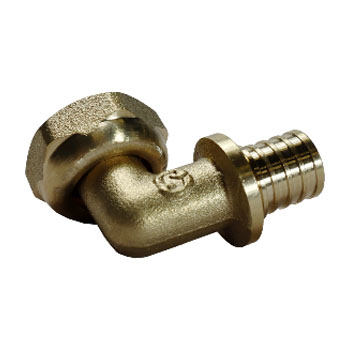 Угольник аксиальный с накидной гайкой 20-1/2" Sinikon