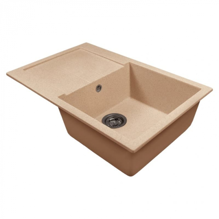 Мойка из искусственного камня MixLine СТАНДАРТ МЛ-ГМС107 770x493/190 песочный