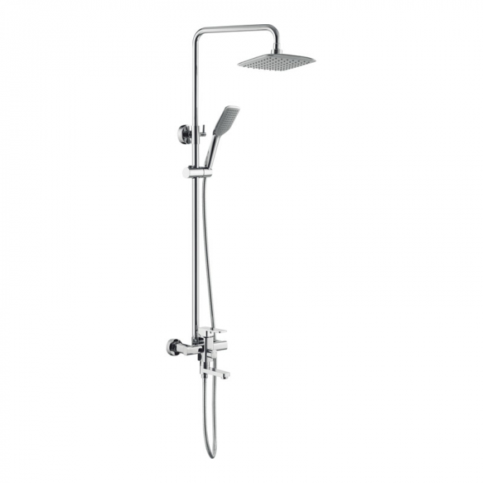 Душевая система Haiba HB2402 с однорукояточным смесителем для ванны/душа, хром