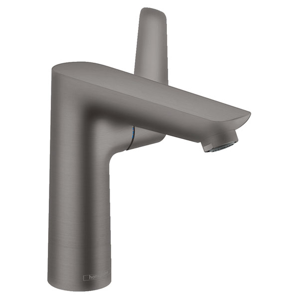 Смеситель для раковины Hansgrohe Talis E однорукояточный, 150, со сливным гарнитуром, серый (71754340)