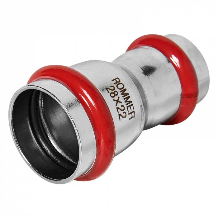 Муфта двухраструбная переходная 28x22 Rommer