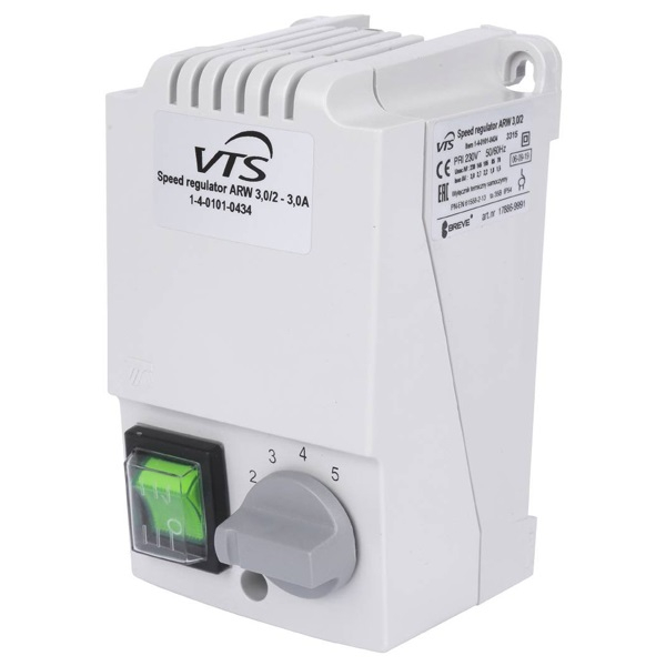 Регулятор частоты вращения вентилятора ARW 3,0/2
