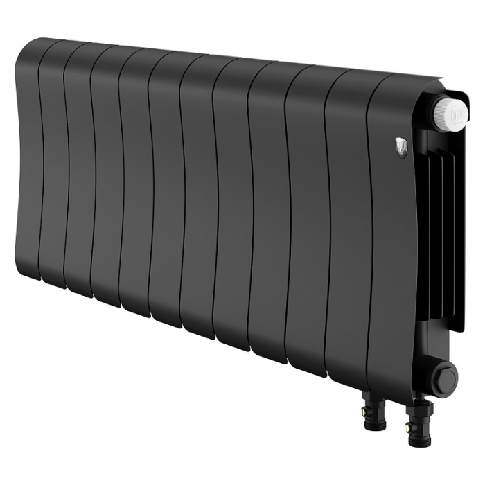 Радиатор биметаллический Royal Thermo Infinity 300 VR80-14 Черный
