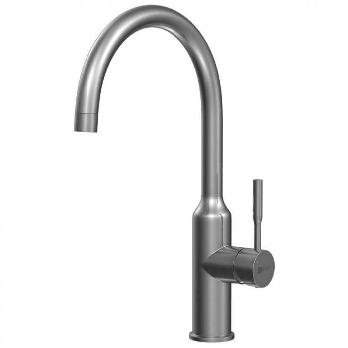 Смеситель для кухни LeMark EXPERT LM5079GMN однорукояточный, с поворотным изливом, графит нано