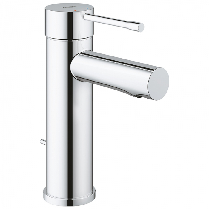 Смеситель для раковины Grohe ESSENCE S-size однорукояточный, со сливным гарнитуром (32898001)