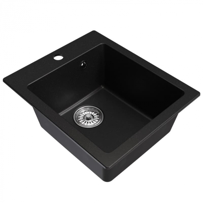 Мойка кухонная композитная MixLine ML-GM14 ультра-черная
