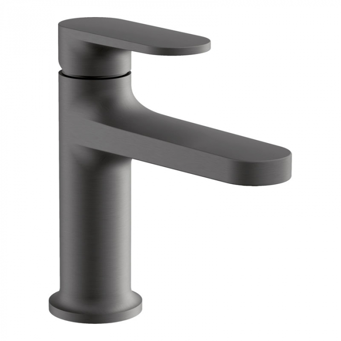 Смеситель для раковины BELZ B10713-3 однорукояточный, оружейная сталь