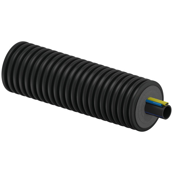 Uponor ecoflex supra standard труба с жёлтым кабелем 40x3,7/140 бухта 150м '1c (1095751)