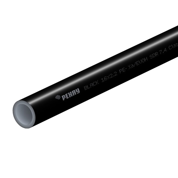 Труба универсальная РЕХАУ BLACK PE-Xa 16х2,2 мм, бухта 200 м