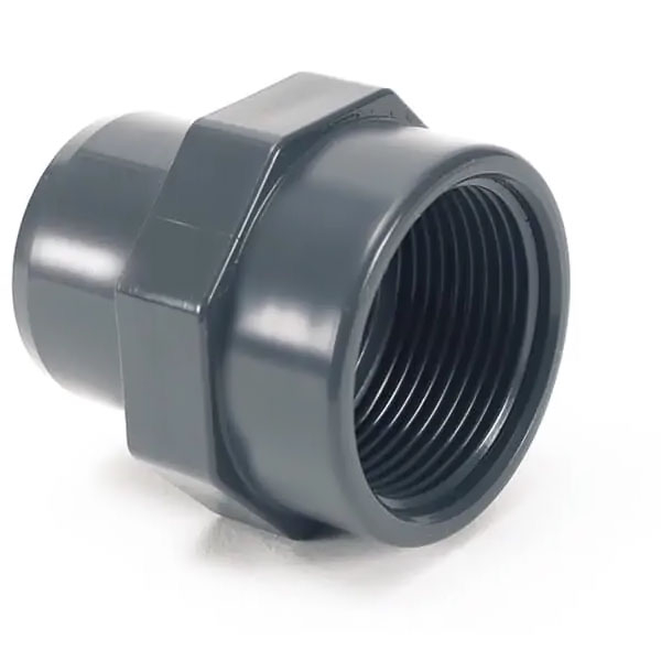 Ниппель переходной втулочное окончание ВР 16×3/8" PVC-U Comer
