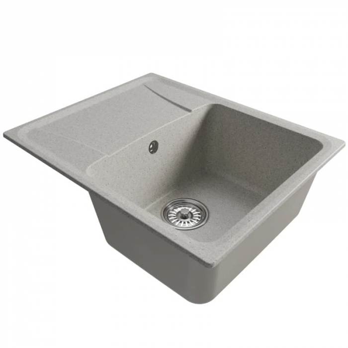 Мойка кухонная композитная MixLine ML-GM26 серая