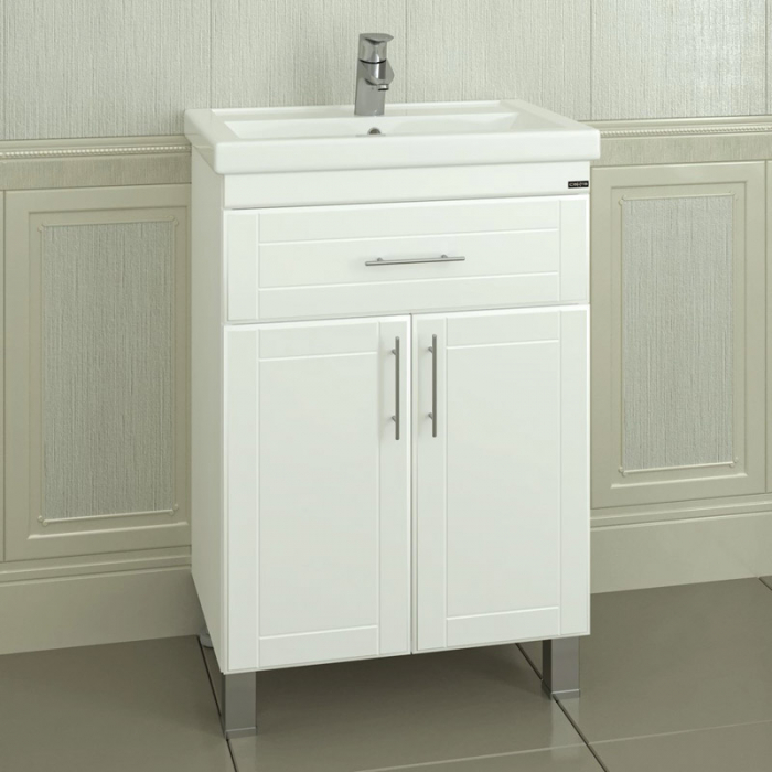 Тумба для раковины Санта Дублин-60 1 ящик напольная (ум. Фостер-60) 223003