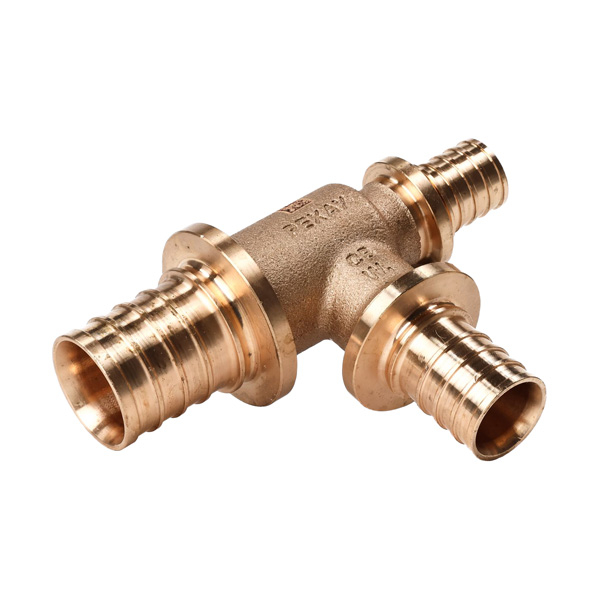 Тройник с уменьшенным боковым и торцевым проходами 25-16-20 RX+ Рехау