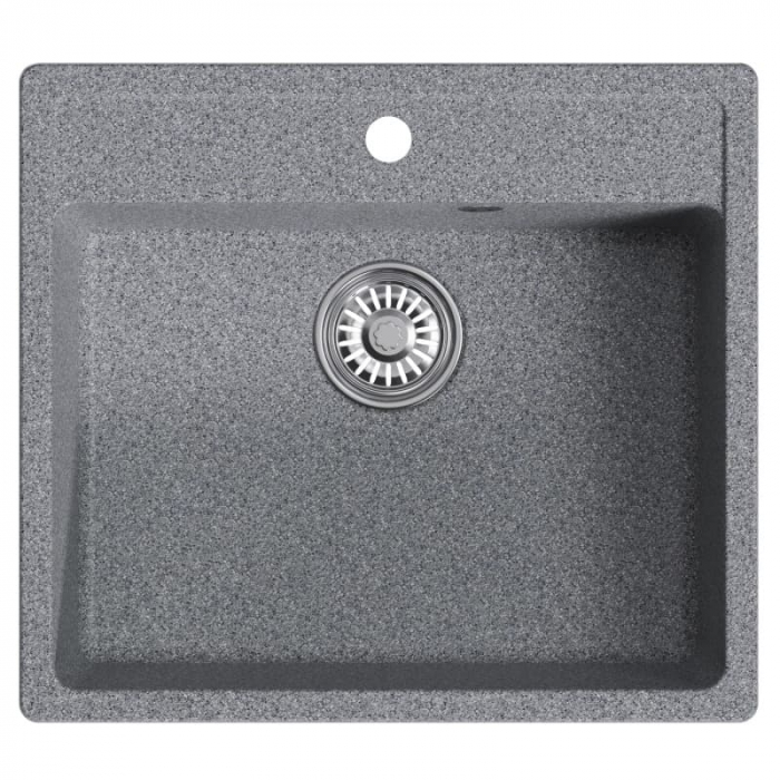 Мойка кухонная композитная MixLine ML-GM15 темно-серая